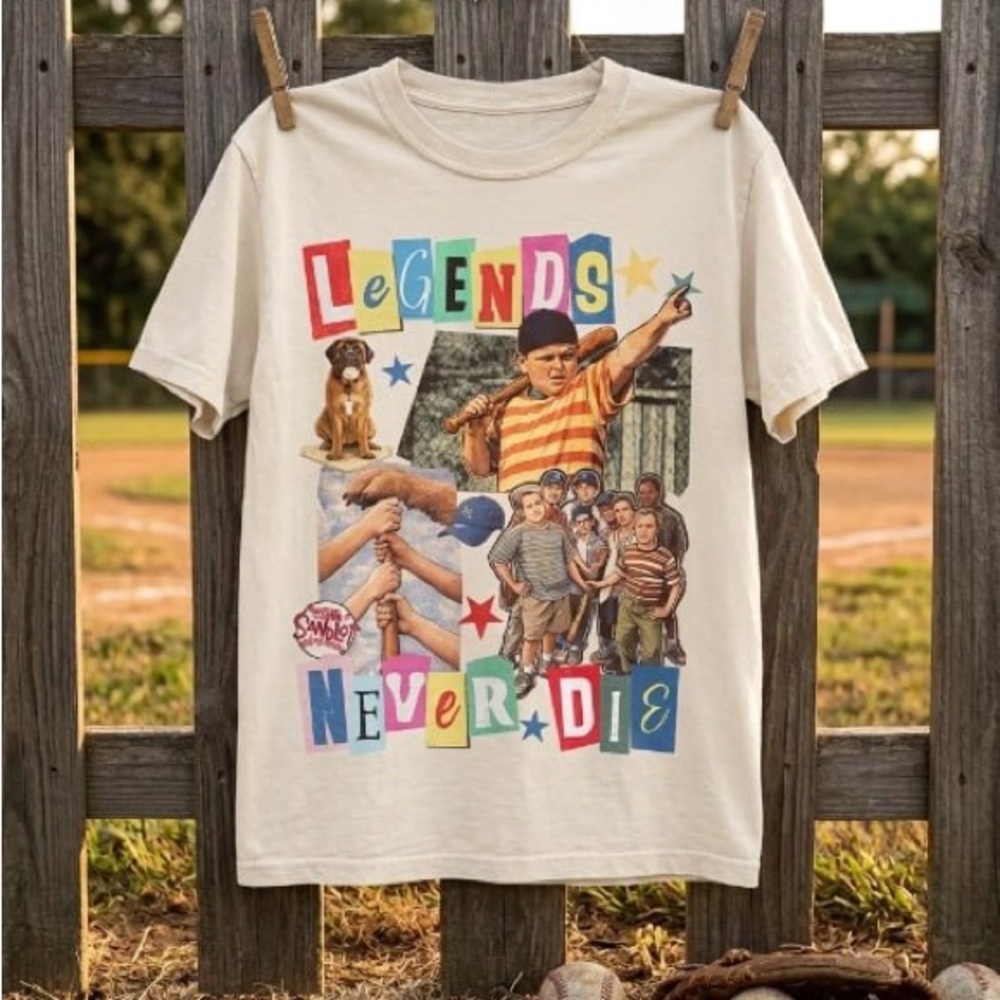 The Sandlot Movie Shirt Legends Never Die